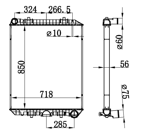 Radiator FOR NISSAN NISSAN UD QUON