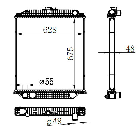 Radiator FOR NISSAN NISSAN　UD