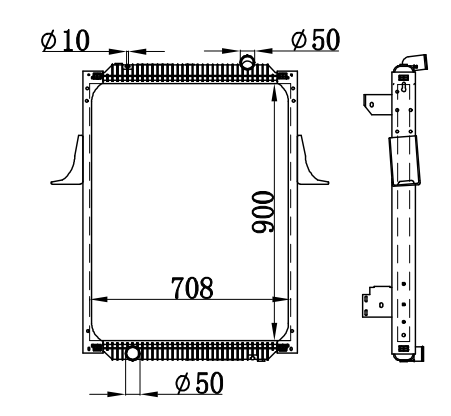 Radiator FOR RENAULT KERAX 300 97-