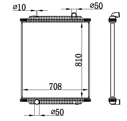 Radiator FOR RENAULT PREMIUM 210 05-