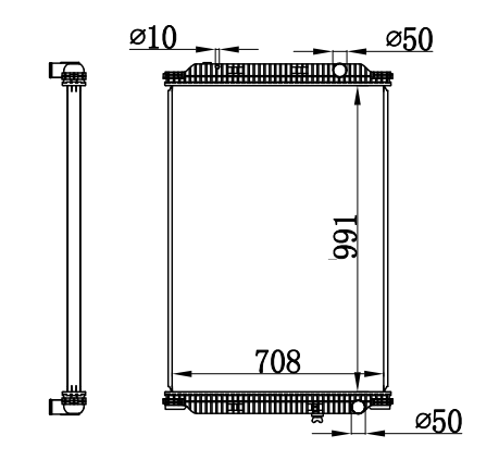 Radiator FOR RENAULT Premium 210 05-