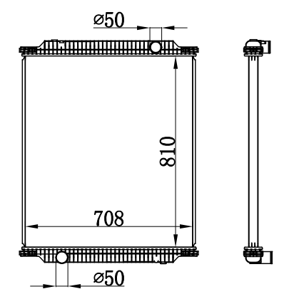 Radiator FOR RENAULT PREMIUM 210 05-