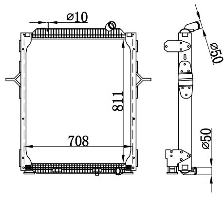 Radiator FOR RENAULT LANDER 410  06-