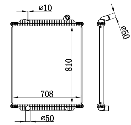 Radiator FOR RENAULT Premium Route 420. 18T 96-