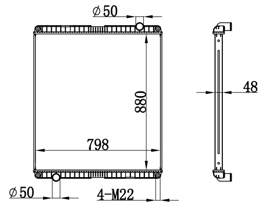 Radiator FOR VOLVO