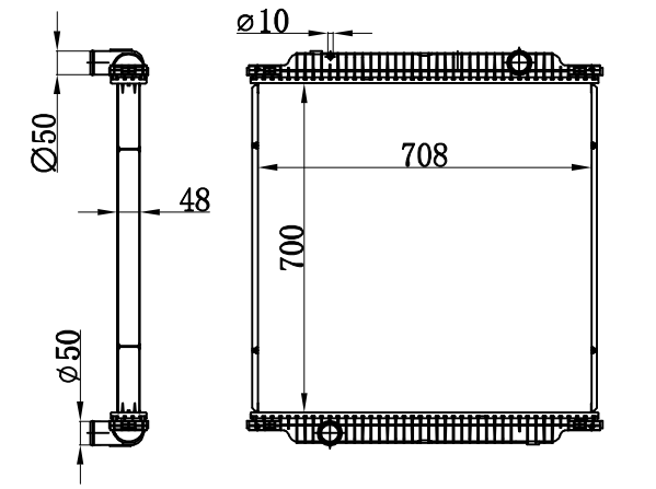Radiator FOR VOLVO